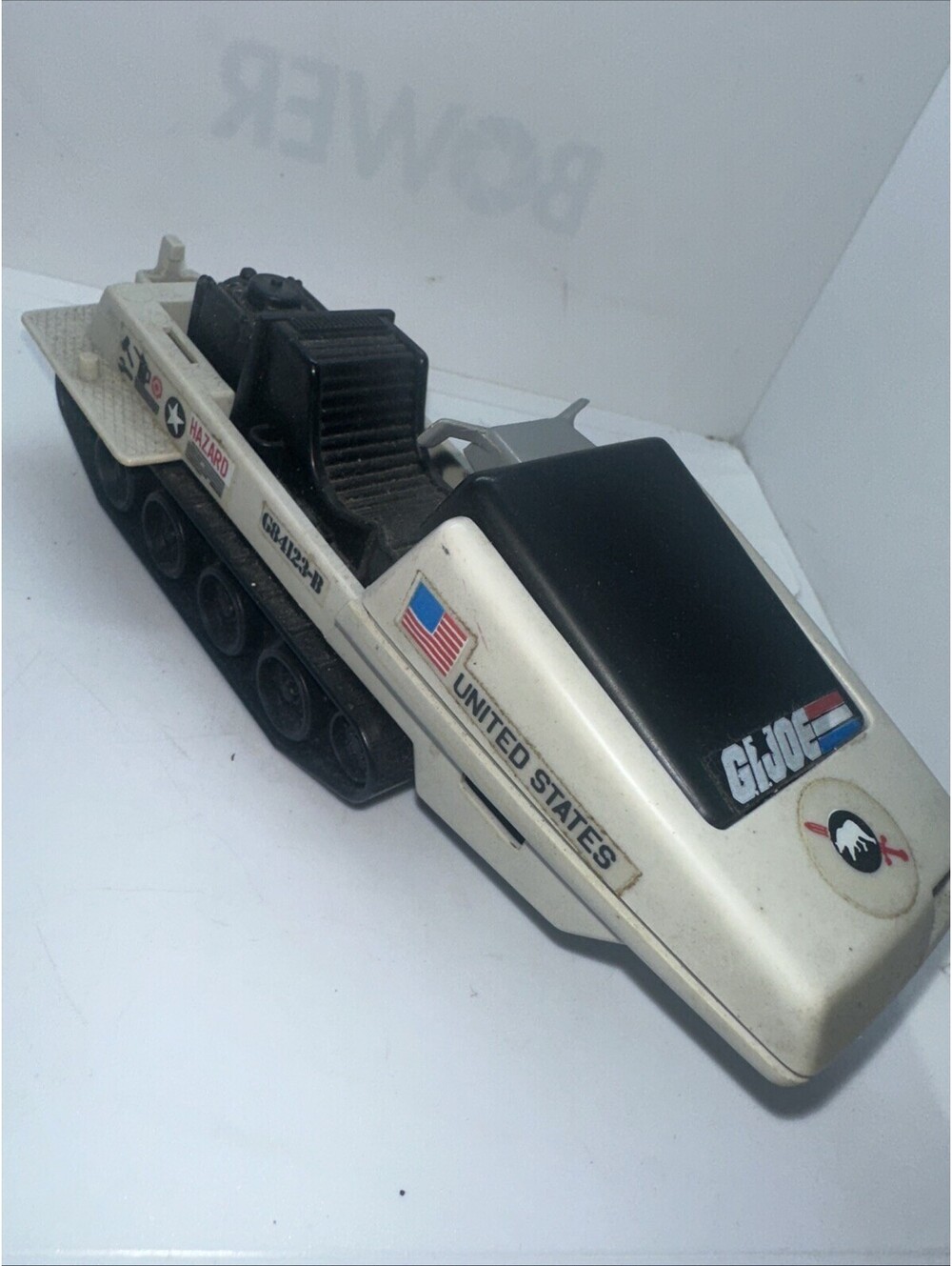 GI JOE Vintage Vehicle Skimobile POLAR BATTLE BEAR 1983 Incomplete Parts